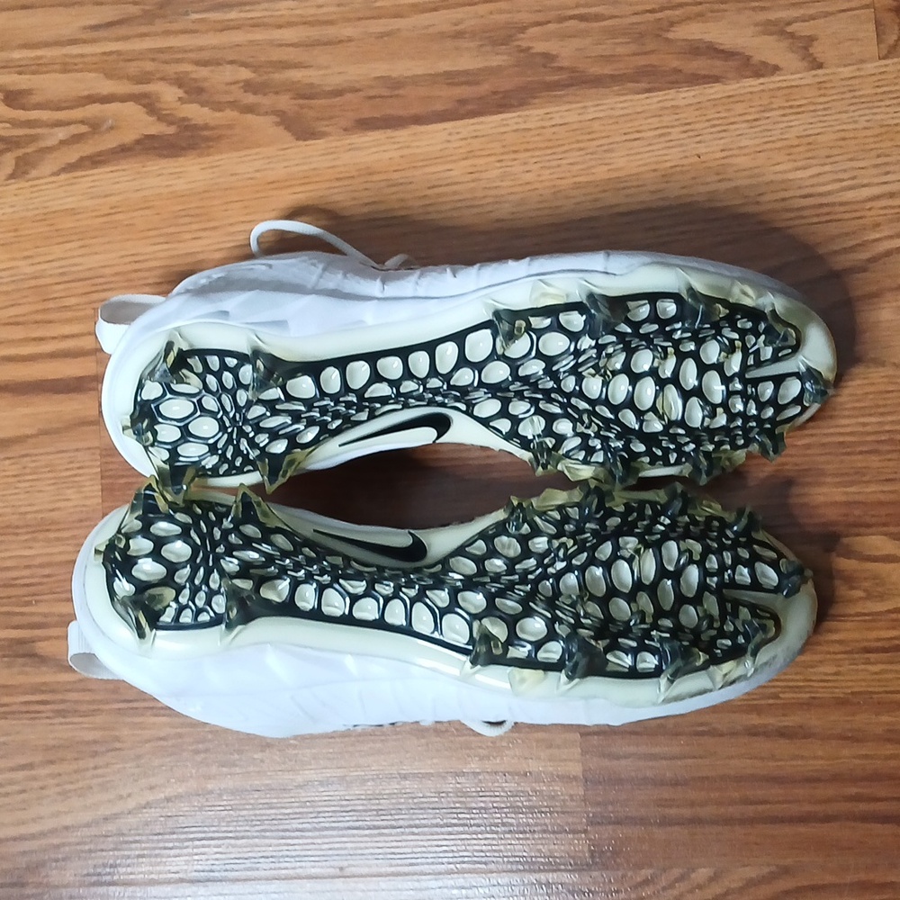 Nike Alpha Huarache 7 Pro LAX Wht/Blk Men's Size 11.5 - Picture 6 of 8